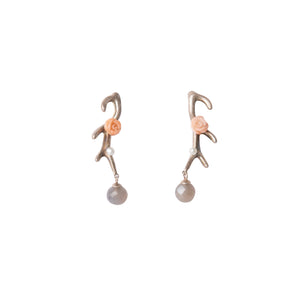 Antler earrings