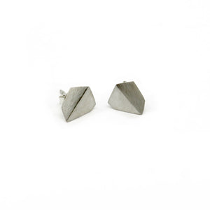 Folded geometric shape studs - Tinsel Gallery