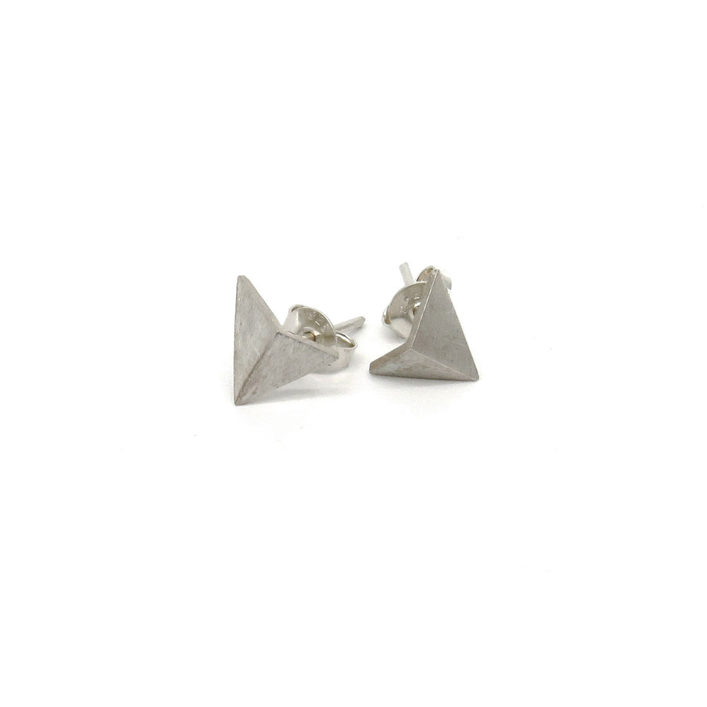 Folded triangle studs - Tinsel Gallery