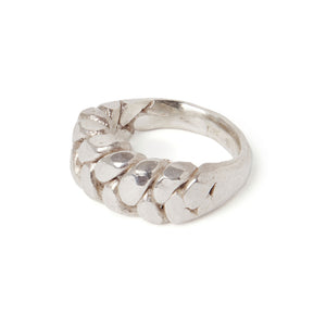 Silver plaited ring - Tinsel Gallery