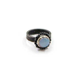 Blue stone ring by Frieda Luhl